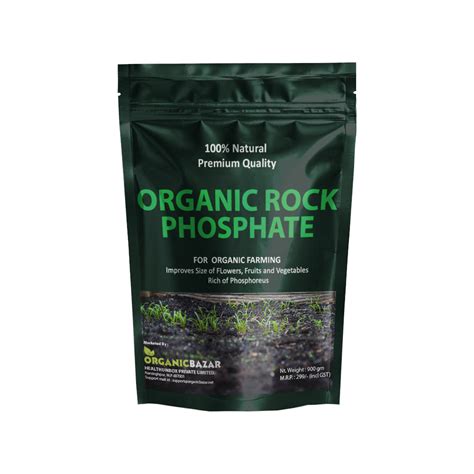 Organic Rock Phosphate Fertilizer for Gardening (900 GM)