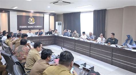 Banggar Dprd Dan Tapd Palembang Rapat Pembahasan Penyesuaian Rapbd