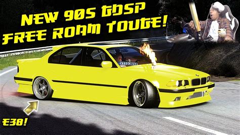 NEW 90s GDSP FREE ROAM Koumori Touge Track For Assetto Corsa BMW E38