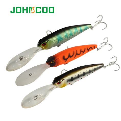 JOHNCOO Minnow Wobbler Lures 95mm 18g Floating Fishing Lure Artificiais