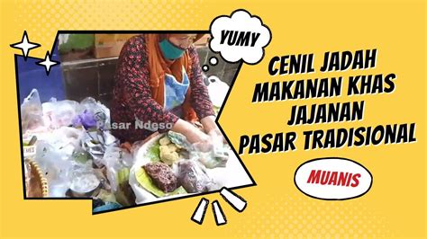 Cenil Jadah Makanan Khas Jajanan Pasar Tradisional YouTube