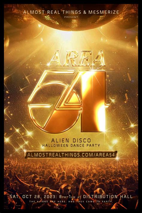 Area 54: Alien Disco Halloween Dance Party presented by Almost Real ...