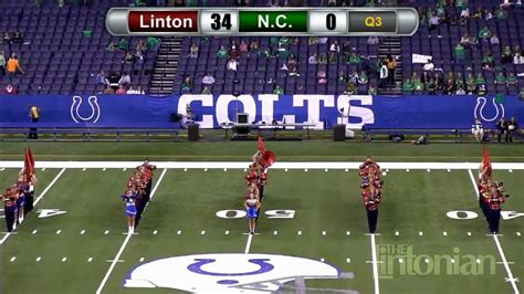 Linton Stockton Marching Miner Band At Lucas Oil Stadium Half Time Show