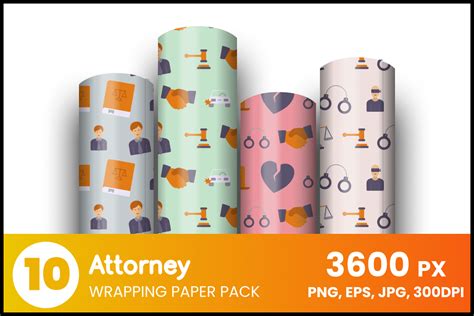 Attorney Wrapping Paper Graphic By Fromporto · Creative Fabrica