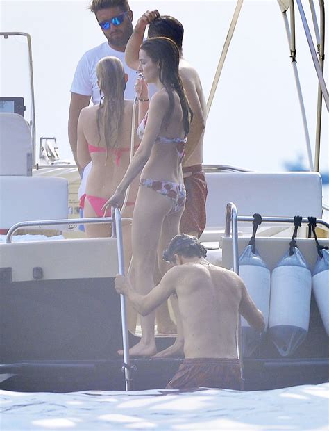 BEE SHAFFER In Bikini On The Boat In Portofino HawtCelebs