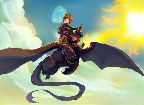 Hiccup and Toothless by Bedupolker on DeviantArt