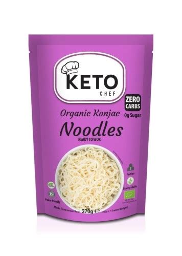 MAKARON KONJAC TYPU NOODLE GOTOWY NA WOKA BEZGLUTENOWY BIO 270 G