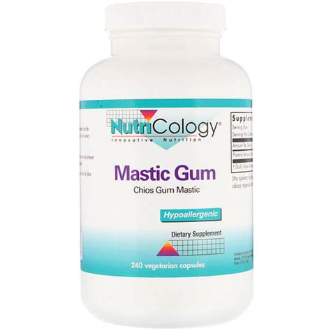 Купить Nutricology Mastic Gum Chios Gum Mastic 240 Vegetarian