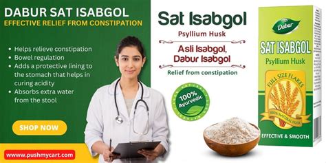 Dabur Sat Isabgol For Effective Relief From Constipation Pushmycart