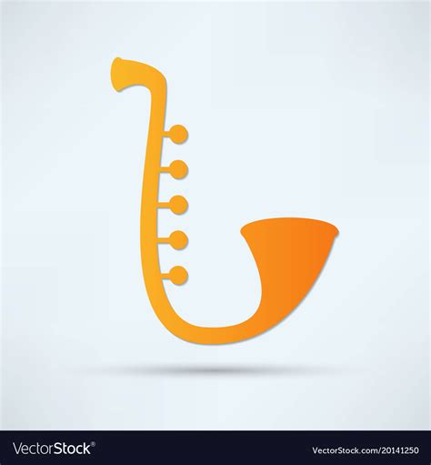 Saxophone Royalty Free Vector Image Vectorstock