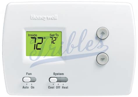 Th3210d1004 Honeywell Thermostat Pro 3000 2 Stage Non Programmable 2h1c Tribles