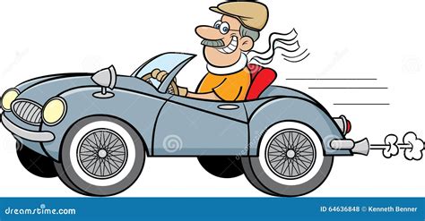 Man Driving Car Clip Art