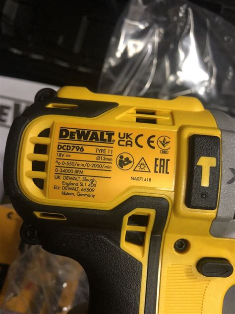 Dewalt DCD796N 18v XR Brushless Compact Combi Hammer Drill Bare Tstak