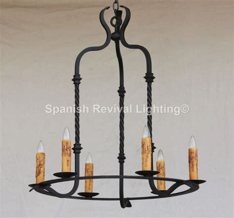 1175 6 Contemporary Spanish Chandelier Spanish Revival Lighting