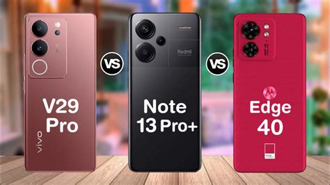 Vivo V29 Pro Vs Redmi Note 13 Pro Plus Vs Moto Edge 40 Youtube