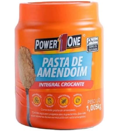 Pasta De Amendoim Integral 1 005kg Power One