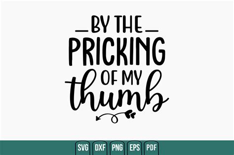 By the Pricking of My Thumb Graphic by creativemim2001 · Creative Fabrica