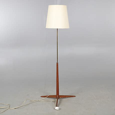 Golvlampa Teak Tal Belysning Lampor Golvlampor Auctionet