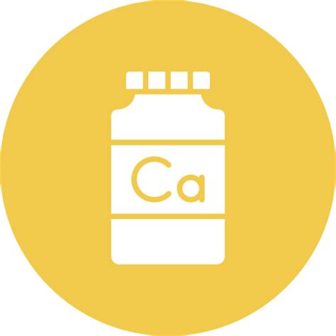 Calcium Free Healthcare And Medical Icons