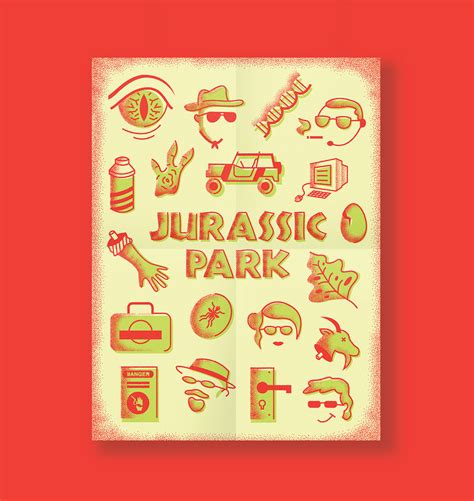 Jurassic Park Icons On Behance