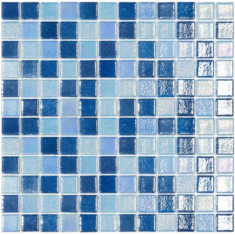 Fiesta Key Mix 1 X 1 Glass Tile Vidrepur Glass Mosaic Tile Aquablu Mosaics