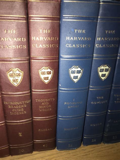 The Harvard Classics Historical Bindings First Edition Set Very