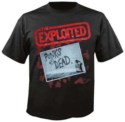 The Exploited Punks Not Dead T Shirt Ebay