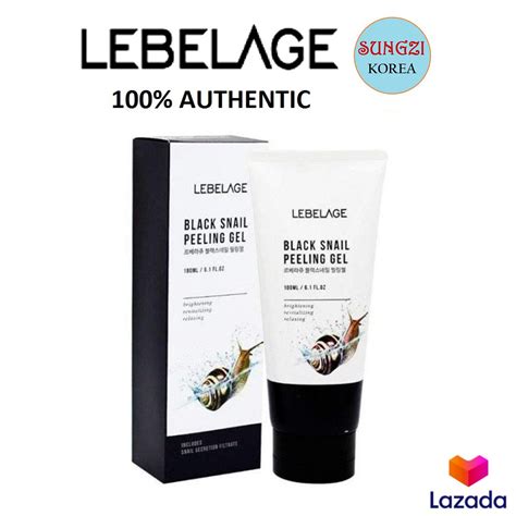 LEBELAGE Black Snail Peeling Gel 180ml Korean Cosmetics Lazada PH