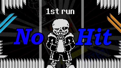 No Hit Edgetale Sans St Run Youtube