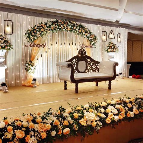 Low budget wedding stage decoration 60 photos - Vianawedding.com