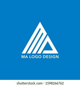 Ma Logo Design Vector Illustration Stock Vector (Royalty Free ...