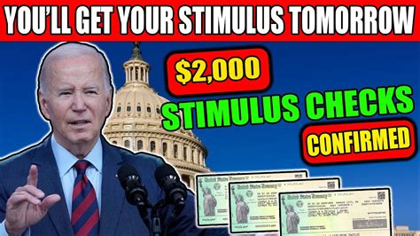 Seniors Youll Get Yours Stimulus Tomorrow 2 000 Stimulus Checks Are