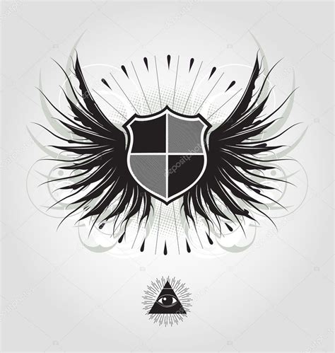 Heraldic shield — Stock Photo © ladyann #4091812