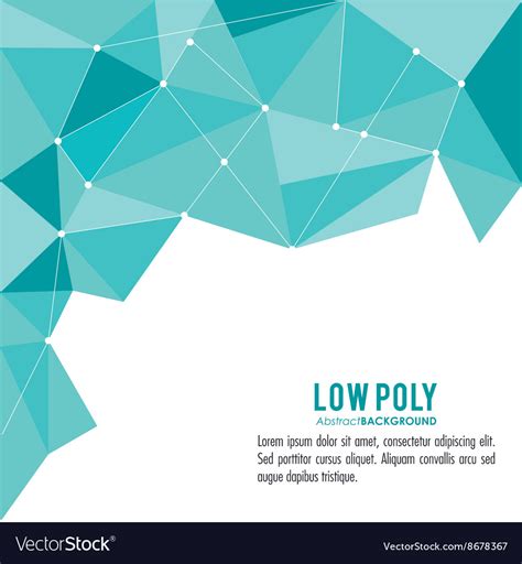 Polygonal design geometric shape Royalty Free Vector Image