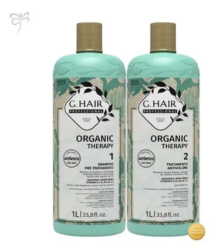 G Hair Kit Escova Progressiva Sem Formol Organic Therapy Mercadolivre