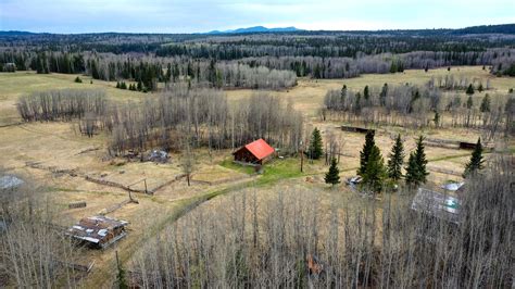 Outdoorsmens Escape On 40 Acres With Log Cabin Fort St James Bc