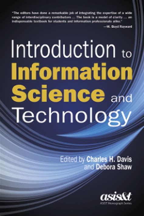 Introduction To Information Science And Technology