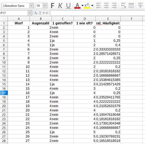 Lademo Open Office Calc