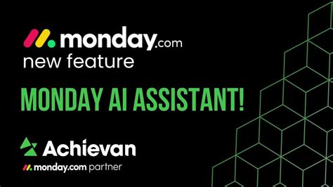 Introducing Monday Ai Assistant Youtube