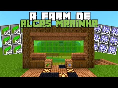 Como Fazer Farm De Algas Minecraft 1 18 YouTube