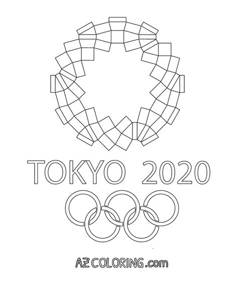 Tokyo 2020 Olympics Coloring Pages Coloring Nation