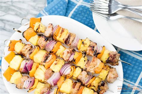 Easy Grilled Pineapple Pork Kabobs An Alli Event