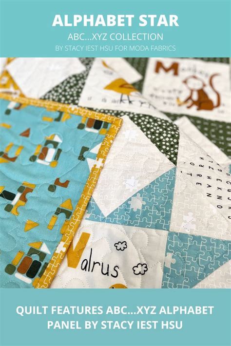 Alphabet Stars Stacy Iest Hsu Quilt Pattern Pdf Etsy Quilts Quilt