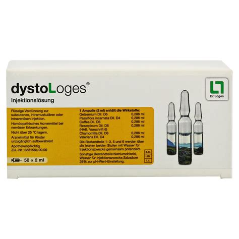 Dysto Loges Injektionsl Sung Ampullen X Milliliter N Online