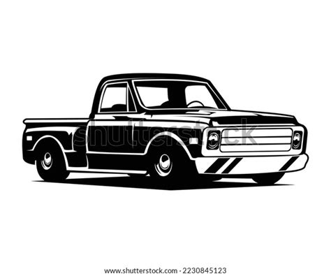 Truck C10 Logo Isolated White Background Stock Vector (Royalty Free) 2230845123 | Shutterstock