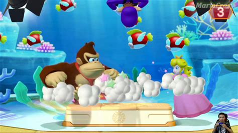 Mario Party 10 Coin Challenge Rosalina Vs Donkey Kong Vs Waluigi Vs