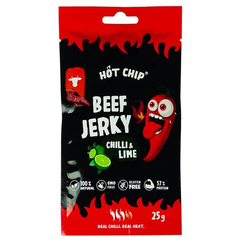 Hot Chip Beef Jerky Chilli Lime Sweet Vibez
