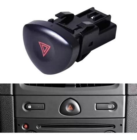 Switch Boton Intermitentes Renault Clio Triangulo 4 Pines Meses Sin