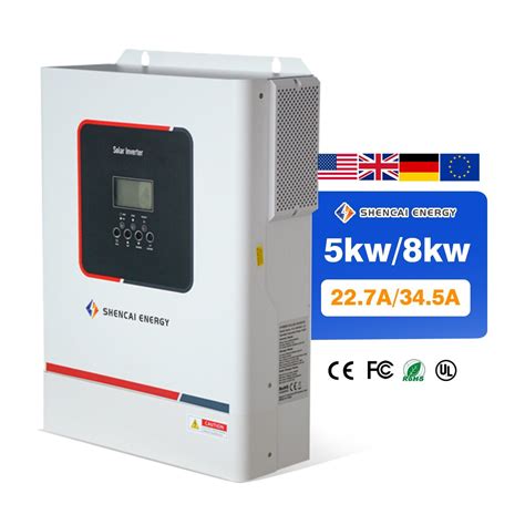 China 8000w 5000w Offon Grid Hybrid Inverter Manufacturers Kilang Pembekal