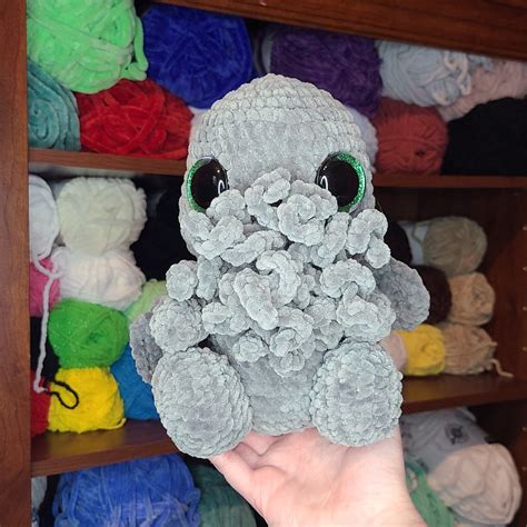 Baby Cthulhu Crochet Plushie - Etsy